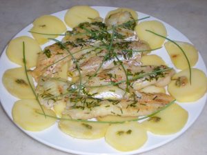filetti di merluzzo con erba cipollina filetti di merluzzo con erba cipollina