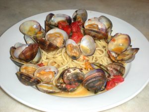 spaghetti vongole e pomodorini spaghetti vongole e pomodorini