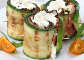 zucchine con pancetta e formaggio