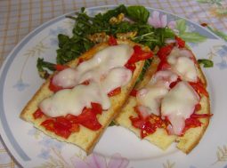 bruschette calde con rucola