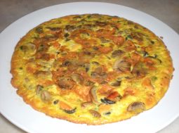 frittata cozze e funghi