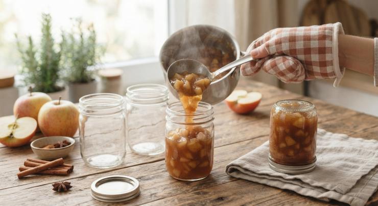 Trasferite la confettura nei vasetti sterilizzati, chiudeteli ermeticamente e capovolgeteli per creare il sottovuoto. In alternativa fateli bollire per dieci minuti circa in una pentola capiente completamente coperti di acqua.