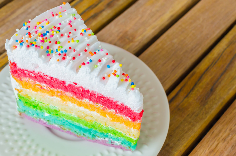 torta arcobaleno