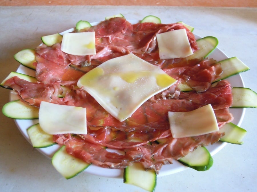 carpaccio di carne salada