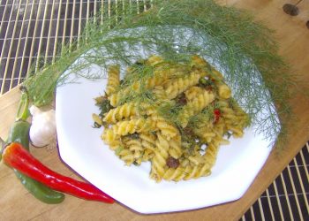 fusilli con finocchietto selvatico