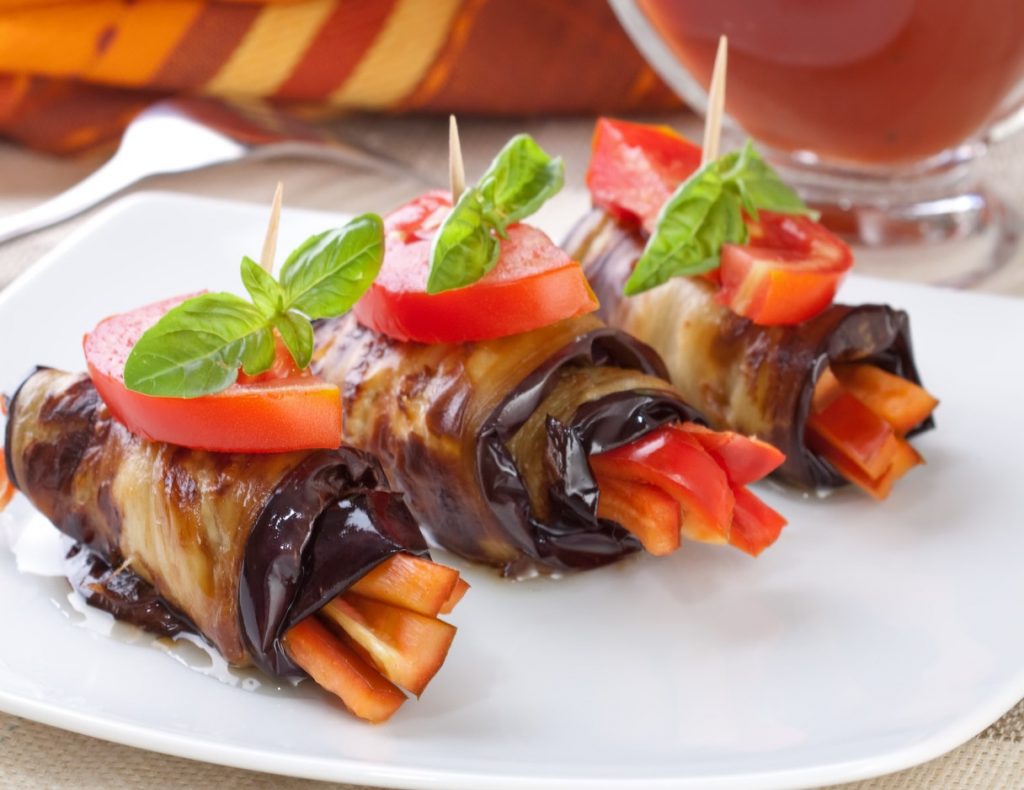 involtini melanzane e peperoni