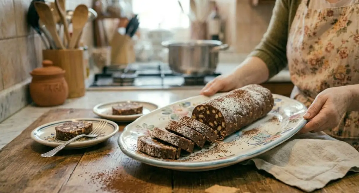 Salame di cioccolato perfetto: il segreto per averlo compatto e cremoso senza uova crude