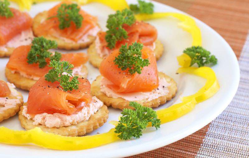 tartine al salmone