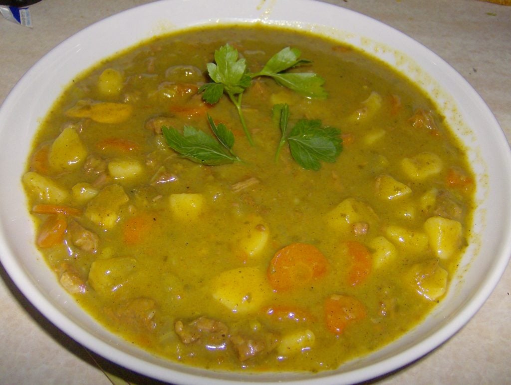 zuppa di mazo e verdure