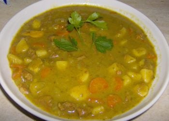 zuppa di mazo e verdure