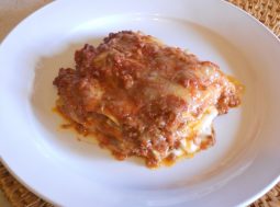 lasagne farcite con prosciutto e fontina