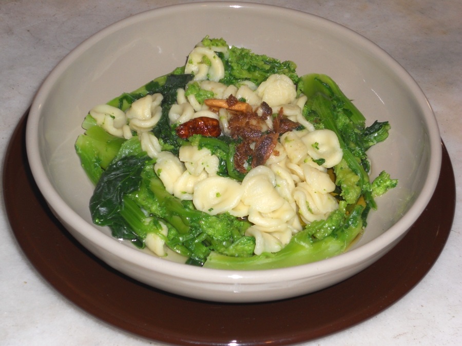 orecchiette con cime di rapa