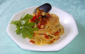 spaghetti con le cozze