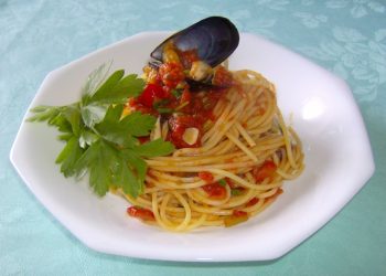 spaghetti con le cozze