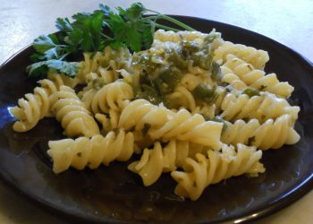 fusilli con friggitelli