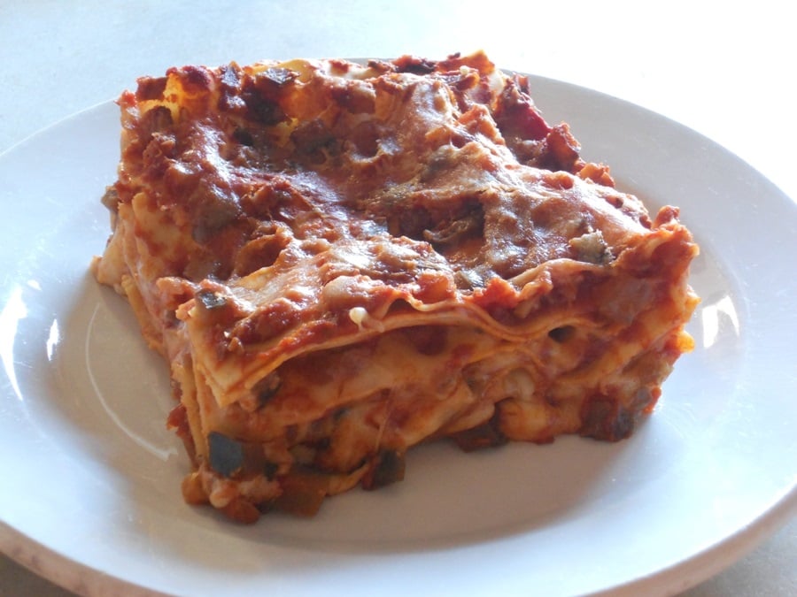 lasagne con melanzane