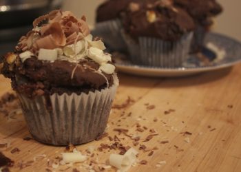 muffin al triplo cioccolato_