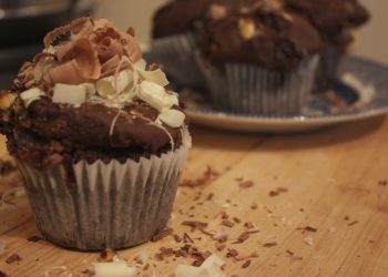 muffin al triplo cioccolato_