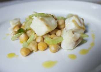 insalata di ceci e merluzzo