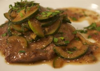 scaloppine con zucchine_