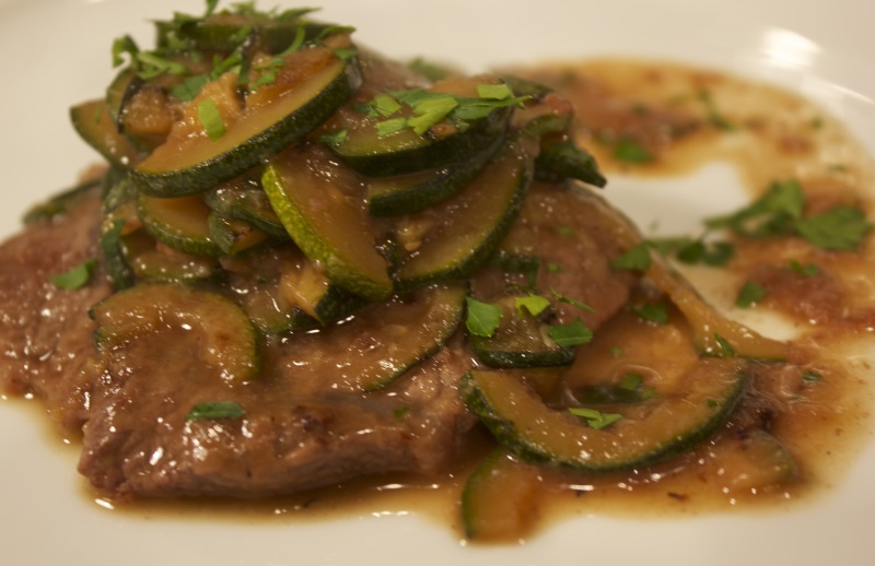 scaloppine con zucchine_