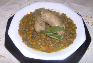 zuppa di lenticchie con salsiccia zuppa di lenticchie con salsiccia