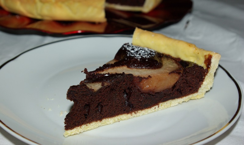 crostata cioccolato e pere