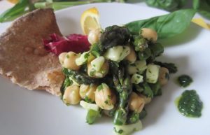 insalata con ceci e asparagi insalata con ceci e asparagi