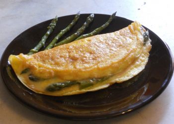 omelette con asparagi