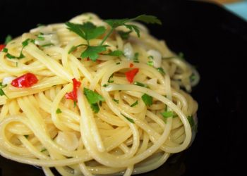 spaghetti aglio olio e peperoncino