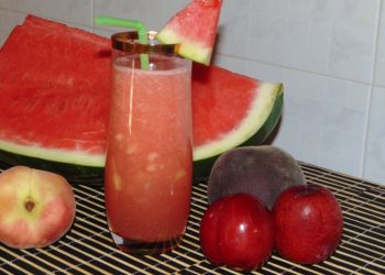 cocktail pesca e anguria cocktail pesca e anguria