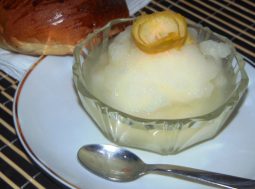 granita al limone