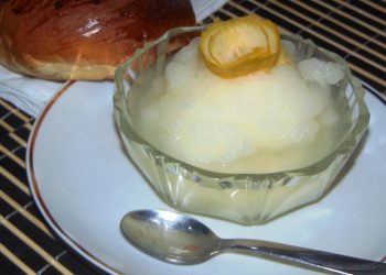 granita al limone