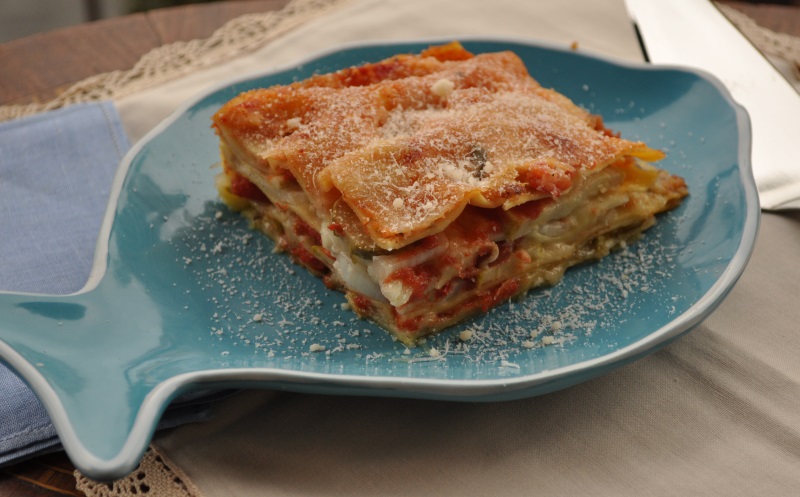 lasagne alle zucchine senza lattosio