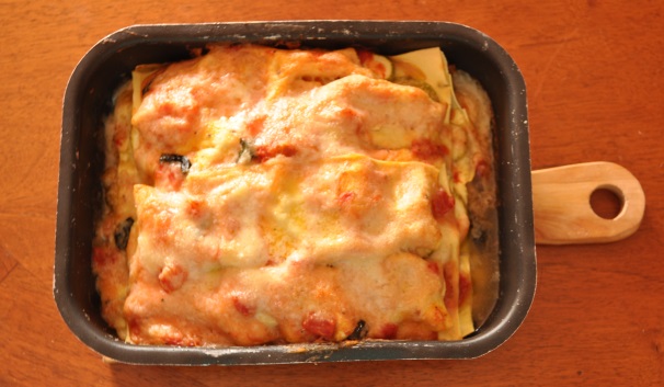 Ed ecco una foto di queste deliziose lasagne pronte per essere gustate: