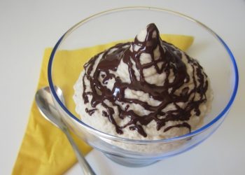 mousse di banane con cioccolato