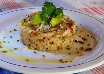 risotto prosciutto e limone