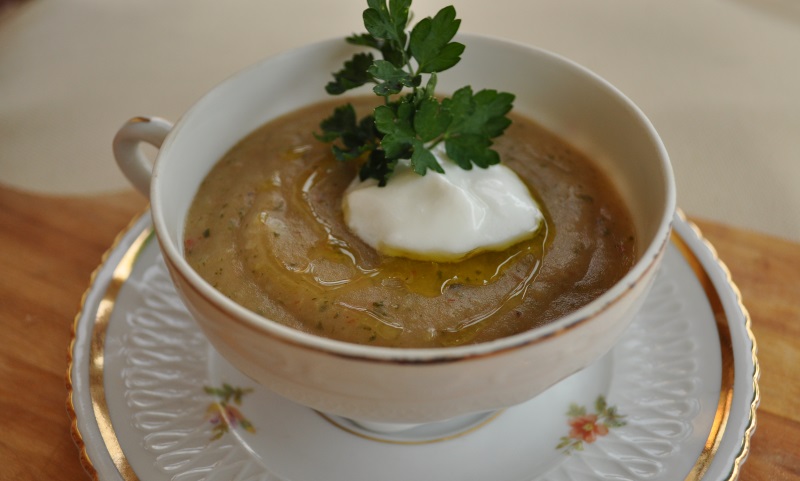 vellutata di patate e zucchine