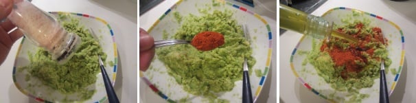 bruschette con salsa di avocado_proc2