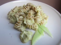 fusilli integrali con crema di porri