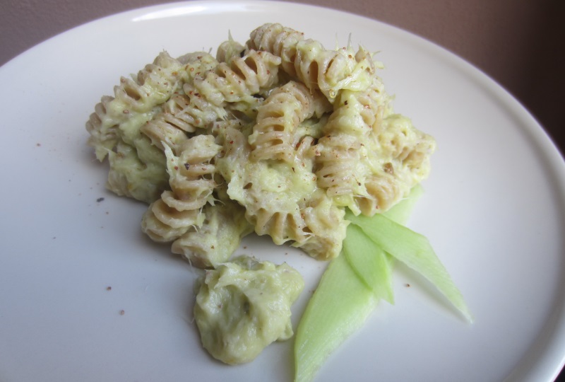 fusilli integrali con crema di porri