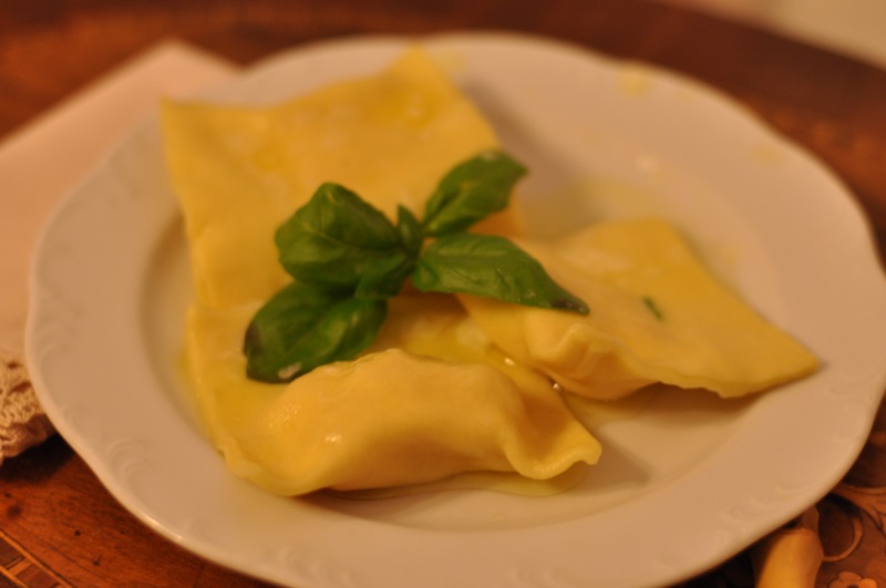 ravioli con mazzancolle