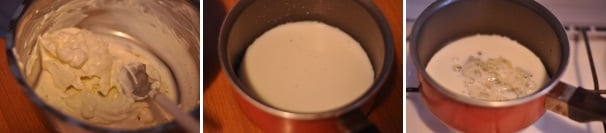 In una ciotola unite il Philadelphia, lo yogurt e lo zucchero a velo. Con lo sbattitore elettrico amalgamate gli ingredienti fino a renderli cremosi. Mettete il latte in un pentolino e fatelo intiepidire. Strizzate la gelatina dall’acqua e fatela sciogliere, mescolando, nel latte.