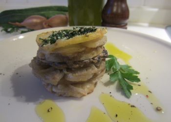 mini millefoglie di patate