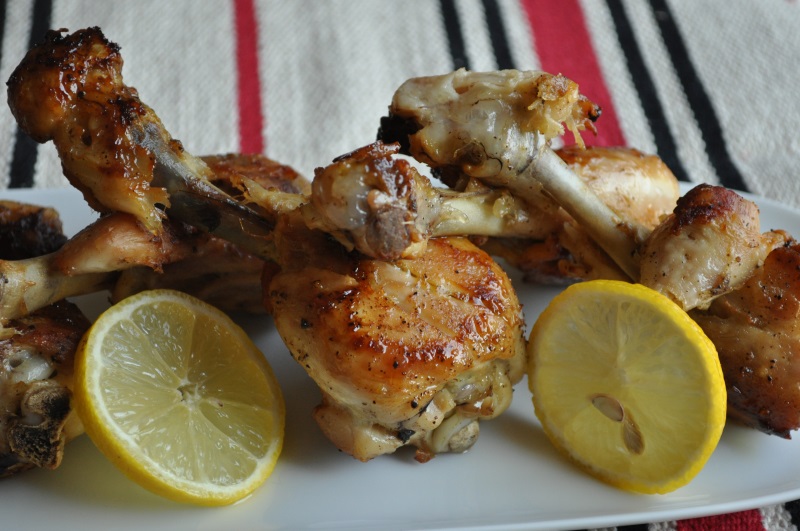 pollo con aglio e limone