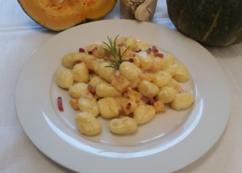 gnocchi zucca e speck