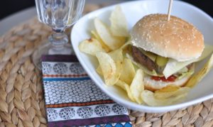 hamburger con cipolla hamburger con cipolla