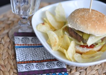 hamburger con cipolla