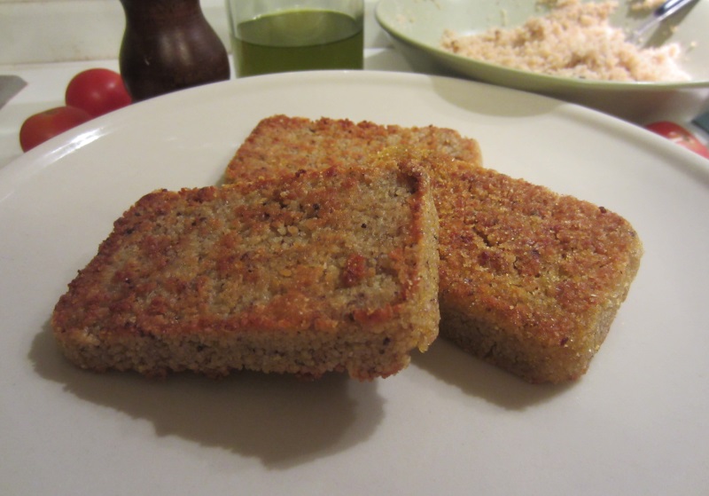 mattonelle di couscous fritte