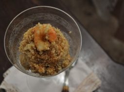 quinoa con gamberi e ceci